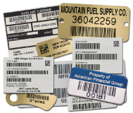 Metalphoto Bar Code Labels