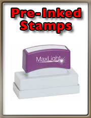 Pre Inked Stamps