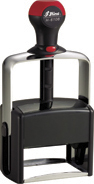 Plain Metal Self-Inking Rubber Stamp