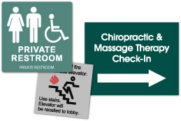 Engraved signs that meet ADA Braille specifications