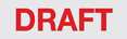 DRAFT stock stamp