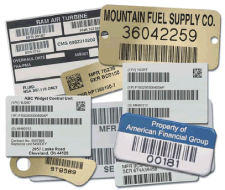 Metalphoto bar code labels