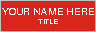 1-1/4" x 3" Name Tag, 2 Lines