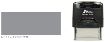 S-843 - S-843 Self-Inking Stamp