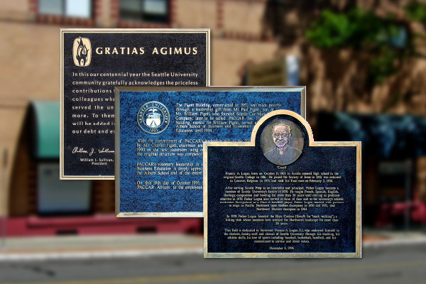 Cast Bronze Plaques and desk name plates