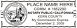 California Notary Stamp