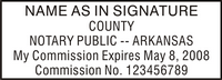 Arkansas Notary Stamp