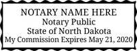 North Dakota Notary Stamp