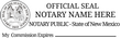 NM-NOT-1 - New Mexico Notary Stamp