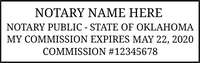 Oklahoma Notary Stamp