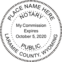 Wyoming Notary Seal