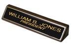 Check out our selection of custom desk nameplates. Choose font style. Low Prices